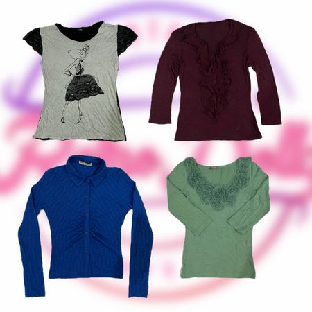 RD-016 Y2K Style Tops, Dress & Skirt