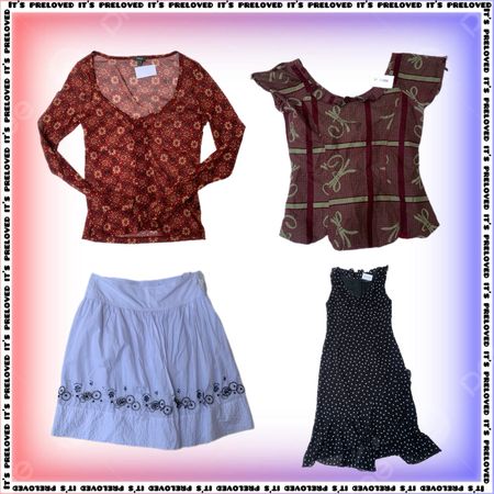 Pinterest Girl Closet - tops, dresses, skirts (SS-2157)
