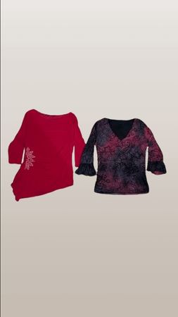 Y2K Full Slv Sexy Tops