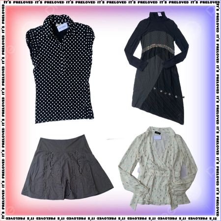 Vintage It Girl Wardrobe - tops, dresses, skirts (SS-2160)