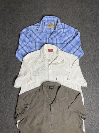 Lee, Levis, Wrangler Cotton Shirts