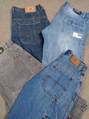 #284 Shorts Baggy Hip-hop para Men