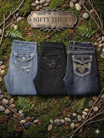 Y2K Flare Bootcut Embellished Jean