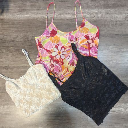 4757 - Y2K Stil Cami Top