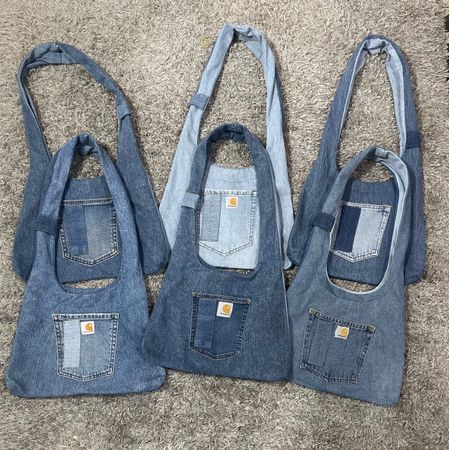 Upcycled Carhartt Denim Hand Bag