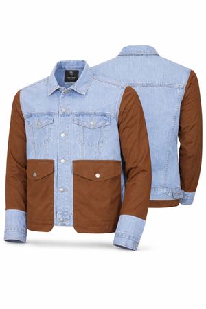 CR1433 Upcycled Dual Tone Utility Jacket