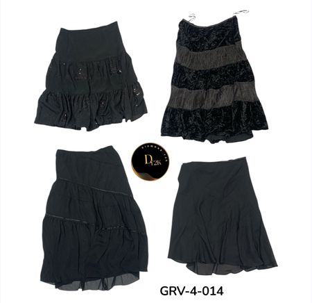 Y2K Vintage Poly Skirt – Cute, Soft, & Trendy Fashion (GRV-4-014)