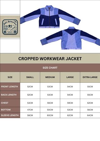 Upcycled Denim Crop Jacket