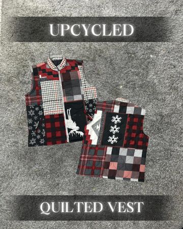 Upcycled Quilted Vest
