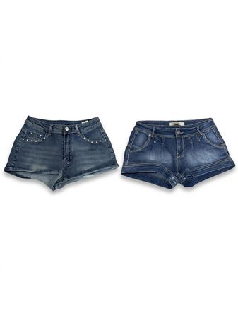 (FV-1059) Y2K Denim Sexy Shorts