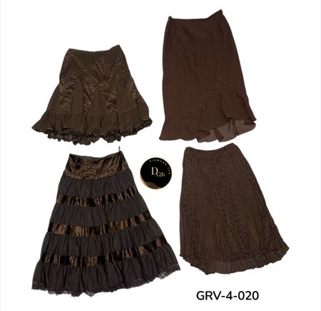 Authentic Y2K Brand Poly Skirt – Timeless Style (GRV-4-020)