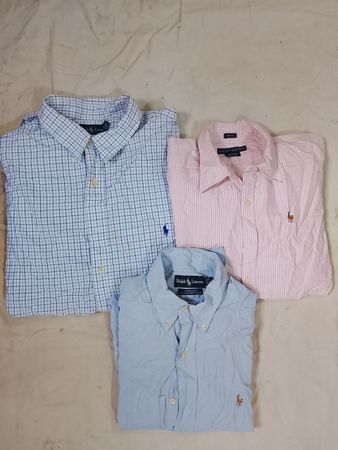 Camisas de algodão Polo Ralph Lauren