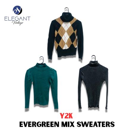 Y2K Evergreen Mix Sweaters - EV1094
