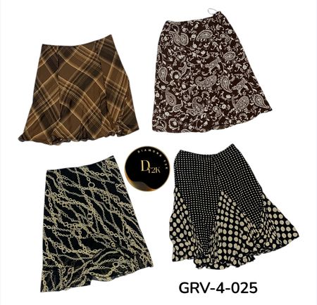 High-Quality Y2K Poly Skirt – Timeless Retro Style (GRV-4-025)
