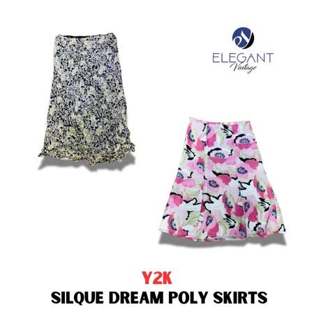 Y2K silque Dream Poly Skirts - EV1108