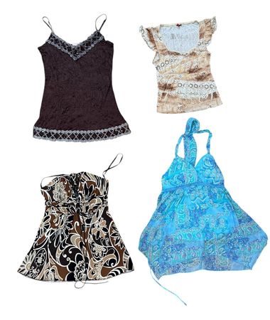 Y2k 2000s Hot selling Tops 10 PCs pv8