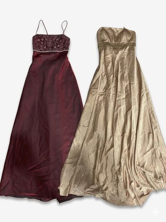 (FV-1043) Premium Party Gowns Bundle | Red, Black & Gold Dresses