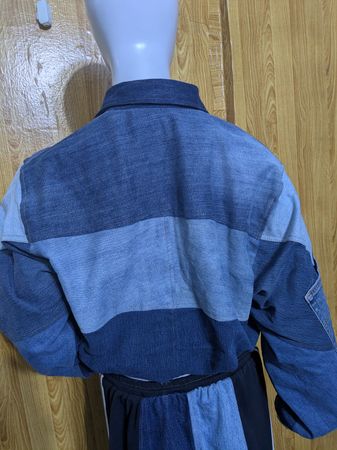 Upcycle Levi's cropped jacket