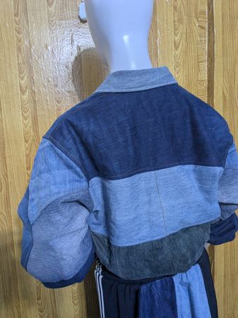 Upcycle Levi's cropped jacket