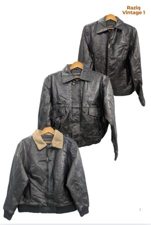 💥 RV2680 Leather Bomber Jackets