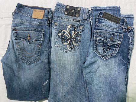 Miss me, true religion, rock rivival jeans