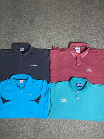 Vintage Nike, Aidas, Umbro,Reebok Polo T-shirts