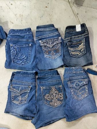 ROCKAWEAR AND OTHER BRAND MINI MICRO SHORTS (F01)