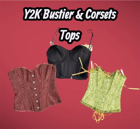 Y2K Bustier & Corsets Tops - (03/04)