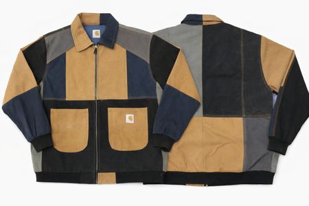 CR1442 Upcycled Patchwork Jacket