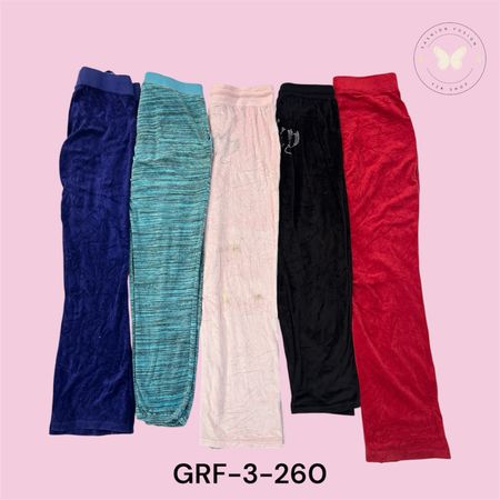 Juicy Couture Signature Logo Jogger Trousers – Soft Velour Lounge Pants (GRF-3-260)