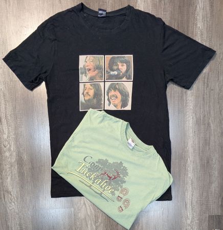 4802 - Camisetas de media manga de estilo vintage Nike, Gap y sin marca