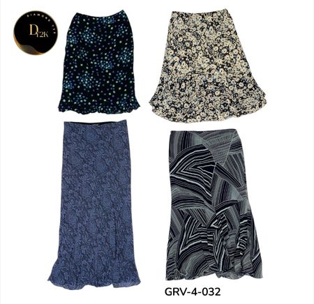 Vintage Poly Skirt – Classic Retro Street Style (GRV-4-032)