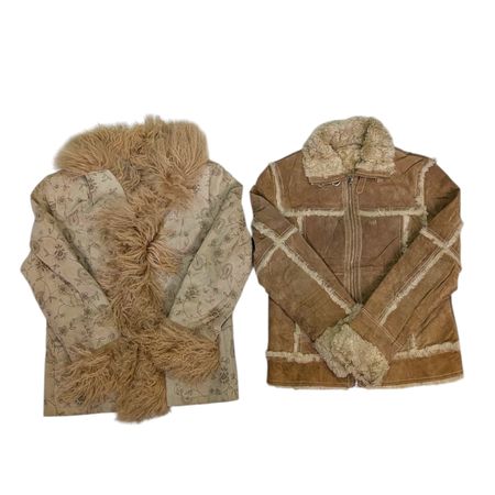 Y2K Kunstwildlederjacke