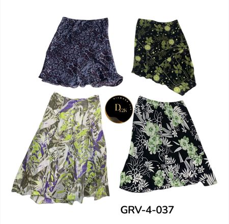 Y2K  Poly Skirt – Trendy Retro Aesthetic (GRV-4-037)