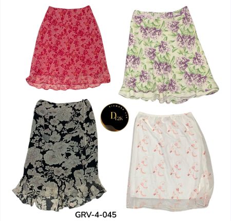 Y2K Poly Skirt – Aesthetic Vintage skirt (GRV-4-045)