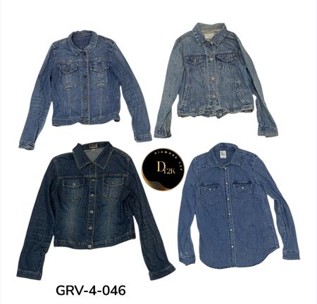 Y2K Vintage Denim Jacket – Retro 2000s Style Outerwear (GRV-4-046)