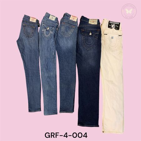 True Religion Men’s Slim Fit Jeans – Dark Wash Stretch Denim (GRF-4-004)