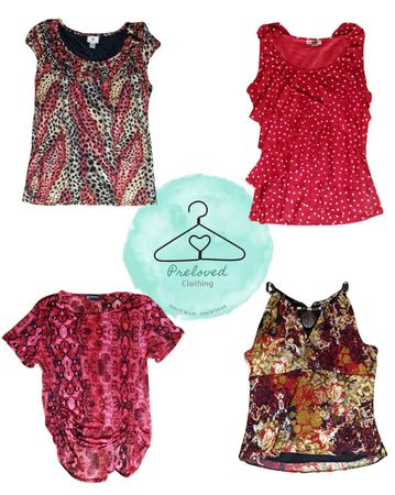 020426-2 printed Blouse 7pcs