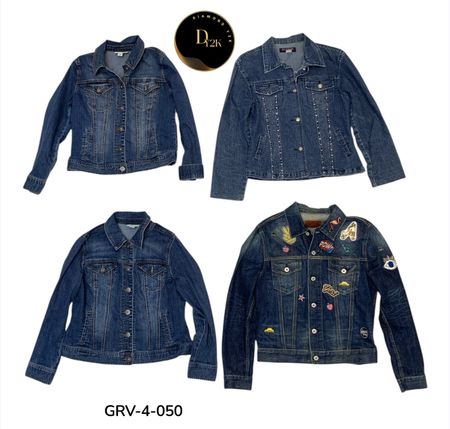 Retro Y2K Denim Jacket – Iconic 2000s Aesthetic (GRV-4-050)
