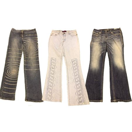 Y2K NYC IT Girl Denim Flare Jeans RW-1741