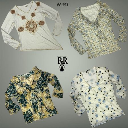 Y2K Soft Girl Era Mix Full Sleeve Tops (AA-748)