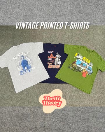 Vintage Printed T-Shirts - (03/03)