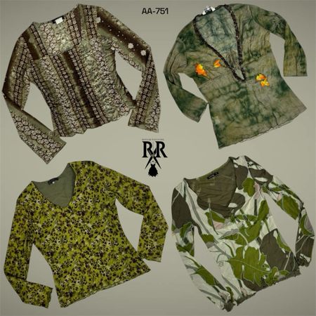 Y2K The Nature Vibe Full Sleeeve Tops (AA-751)