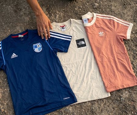 Adidas TNF Nike Tees Mix Brands