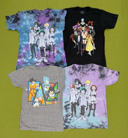 💥 RV2712 T-shirt dei cartoni animati giapponesi