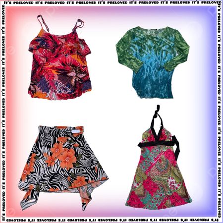 Island Soul Set - tops, dresses and skirts (SS-2182)