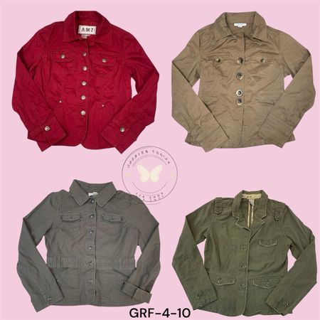 Women’s Cotton Casual Jacket – Soft Lightweight Everyday Wear (GRF-4-10)