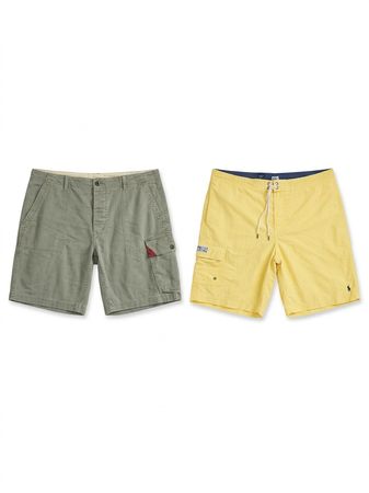 (FV-1077) Polo Cotton Mix Shorts