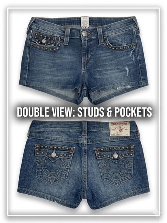 (FV-1079) True Religion Denim Sexy Shorts