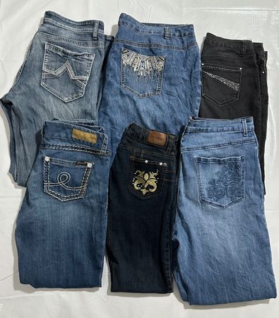 Y2K women jeans paints